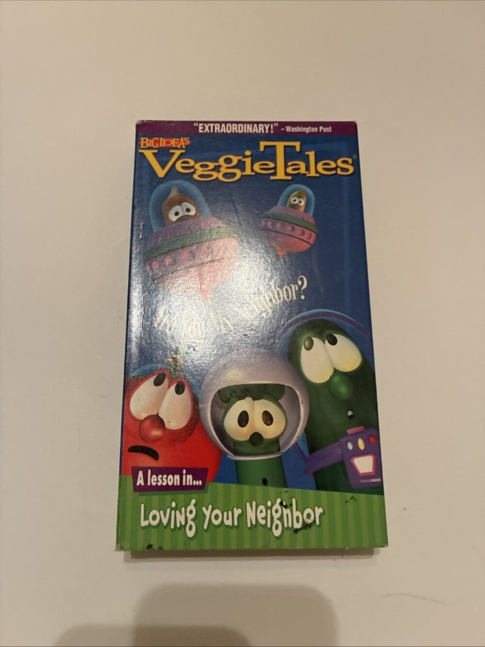 VeggieTales Are You My Neighbor? VHS Tape A Lesson in Loving Your Neighbor